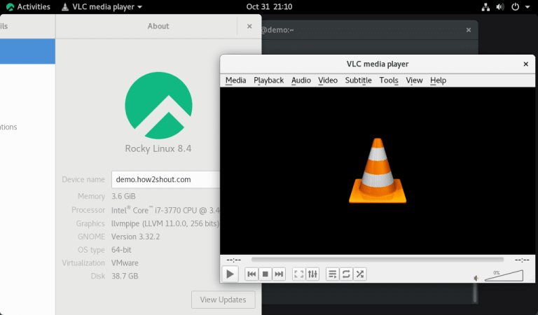 VLC player installation Rocky or Almalinux 8