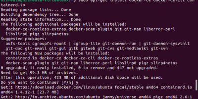 Install Docker Engine Ubuntu 22.04 Jammy