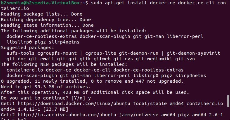 安装 Docker 引擎 Ubuntu 22.04 Jammy