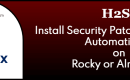 Install Security Patches or Updates Automatically on Rocky or AlmaLinux min