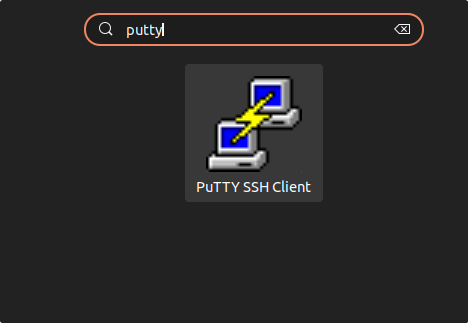 Running a putty on Linux