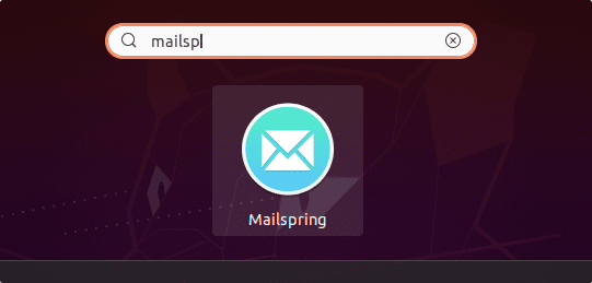 Run Mailspring email client for linux
