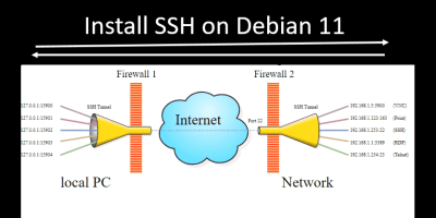 SSH to connect debian 11 bullseye from windows
