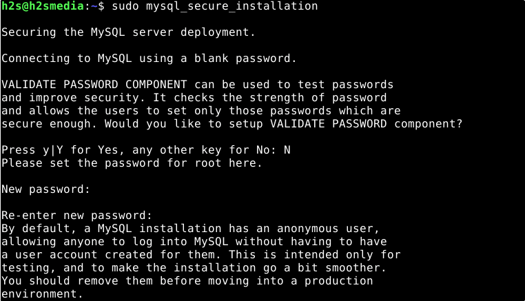 Secure deployment of the MySQL database on Debian 11 bullseye