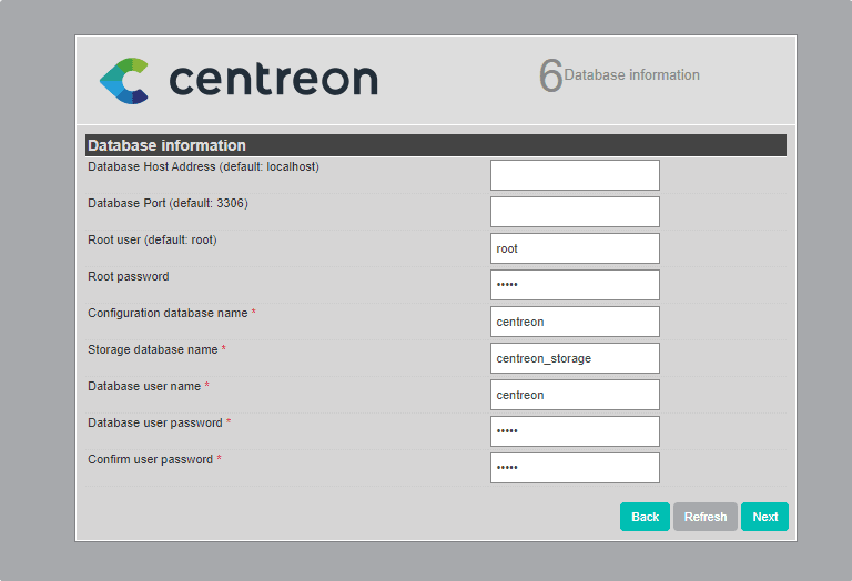 Create Database for Cenetron on Rocky Linux 8