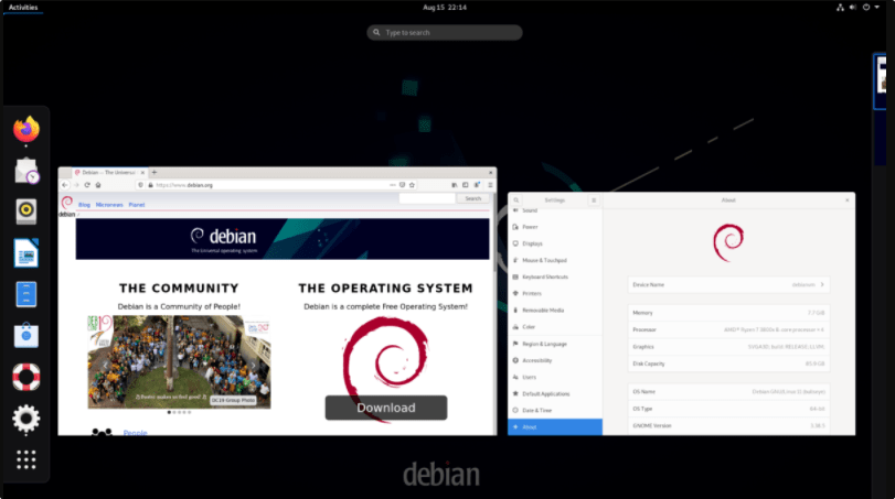 Debian distro