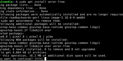 Install Unrar Debian 10 or 11 Bullseye