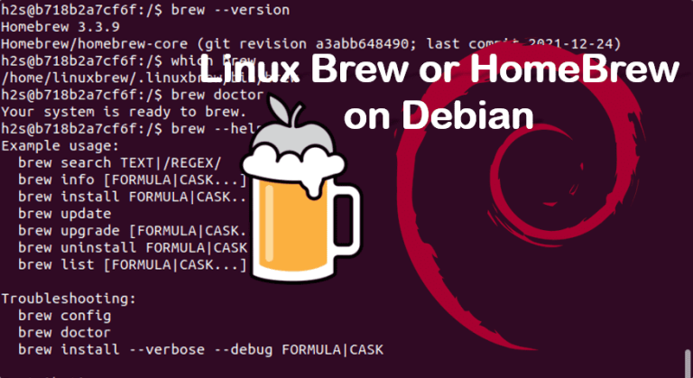 Install homebrew on Debian 11 Bullseye Linux