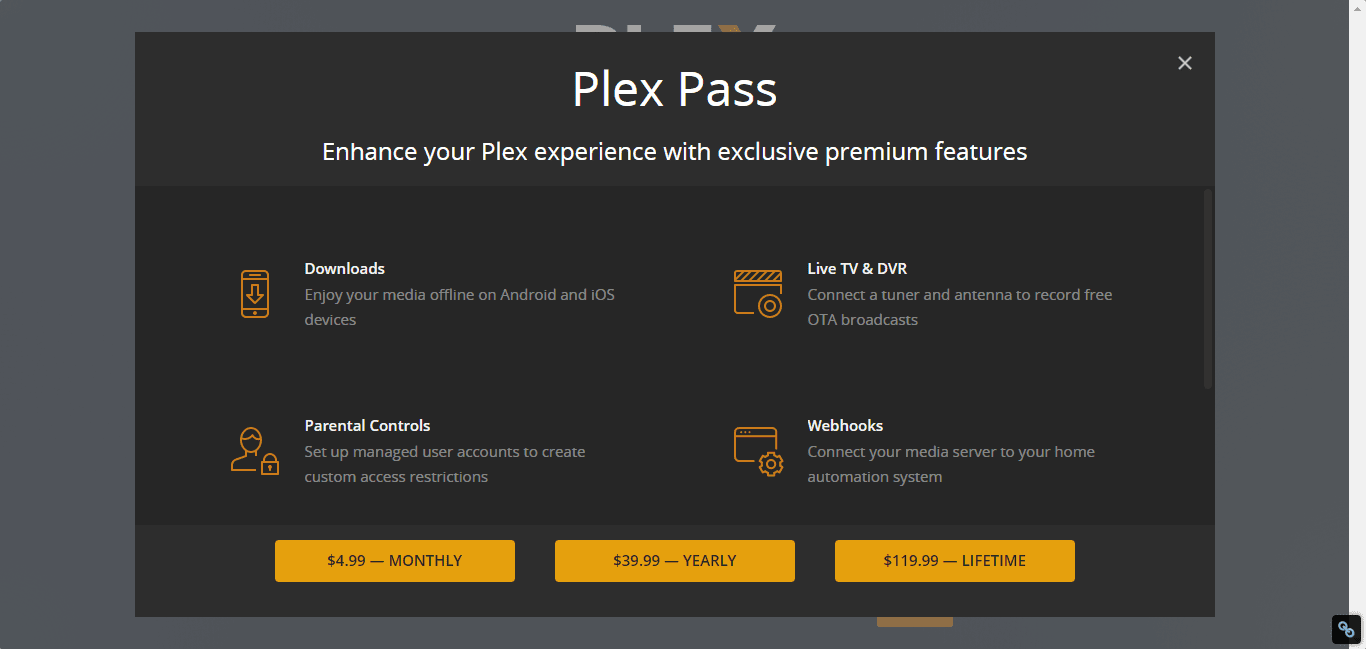 Plex Pass Buy