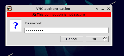 VNC authentication