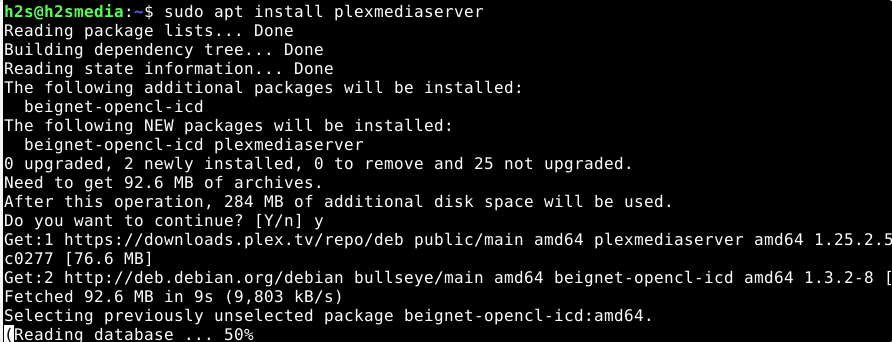 apt install Plex media server debian 11 bullseye