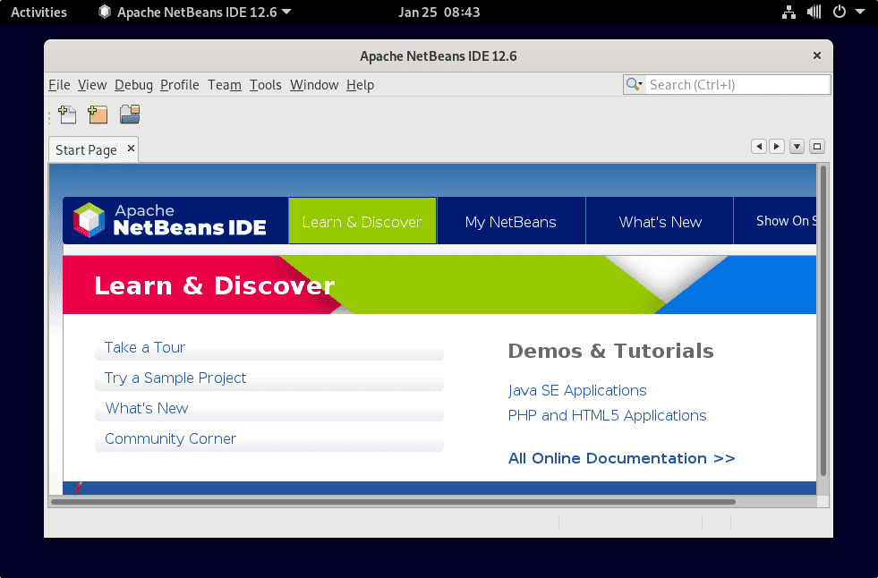 Apache Launch NetBeans on Debian 11