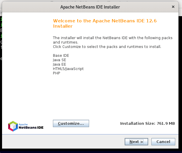 Apache NetBeans Installer