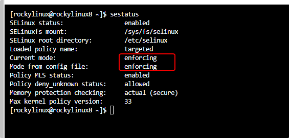 Command to Check SELinux