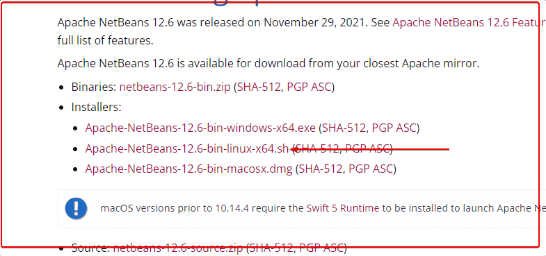 Download Apache NetBeans on Debian 11 Bullseye Linux