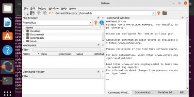 GNU Octave Graphical Interface on Ubuntu 20.04 | 22.04