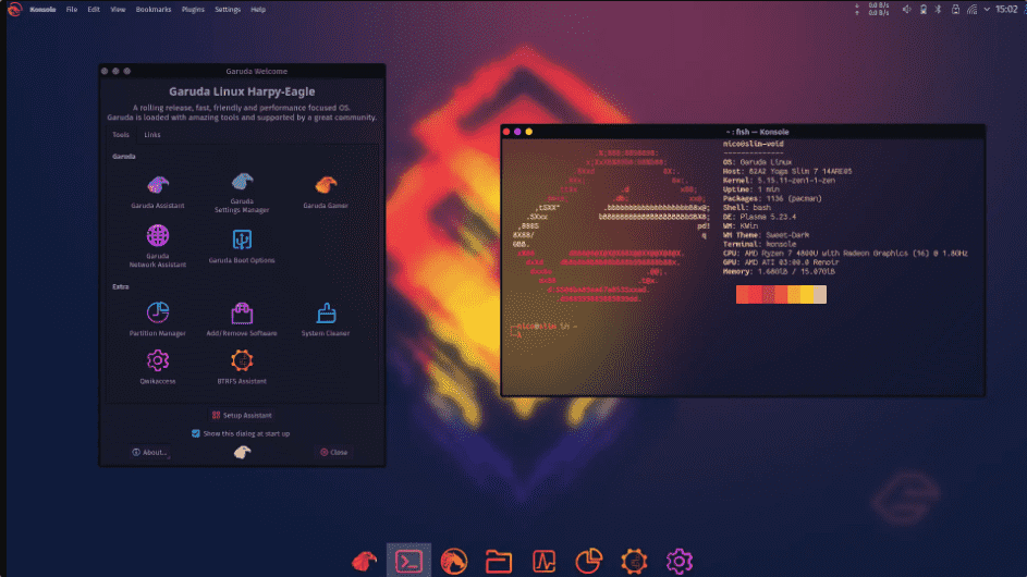 Garuda KDE Dr460nized Linux