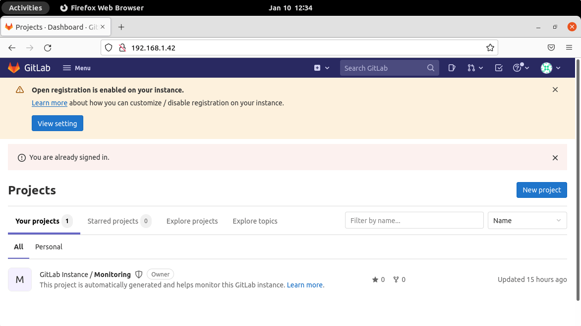 Gitlab installation on Ubuntu 20.04 or 22.04