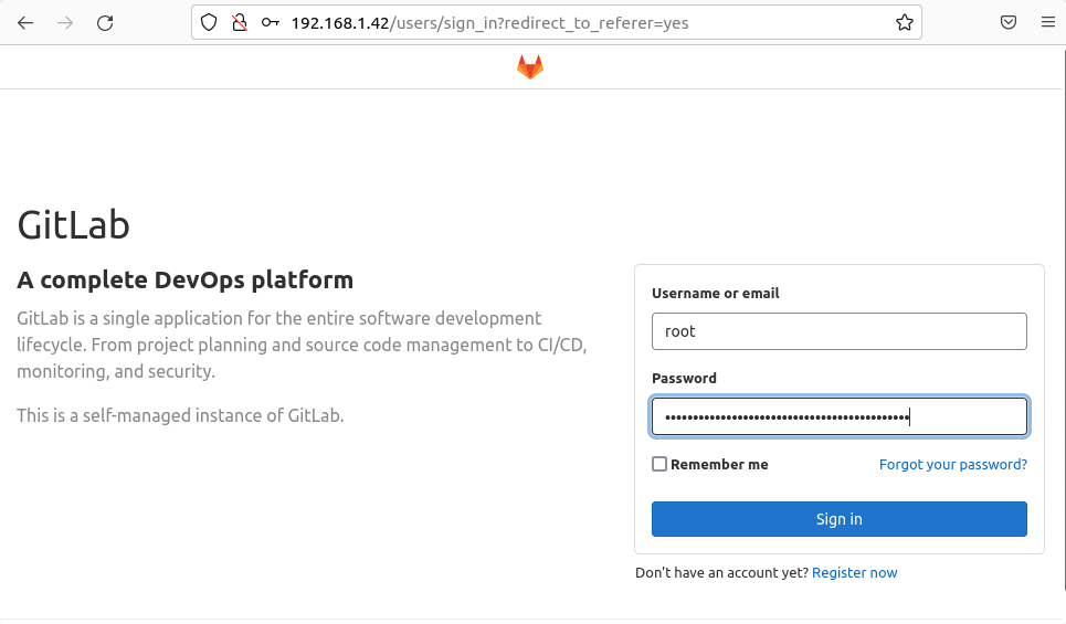 Register GiHub alternative under Ubuntu