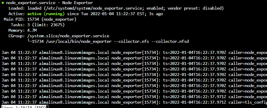 Run Node Exporter as service