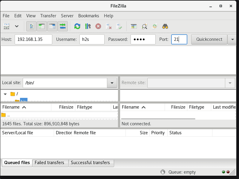 install filezilla client on almalinux ro rocky linux
