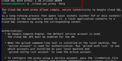 Create System Service for Cloud SQL Proxy