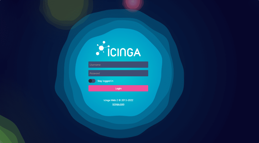 Login Icinga Ubuntu 20.04 LTS