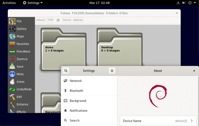 Install Fotoxx Image Editor on Debian 11 Bullseye