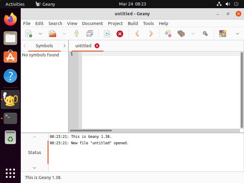Install Geany on Ubuntu 22.04 Jammy JellyFish