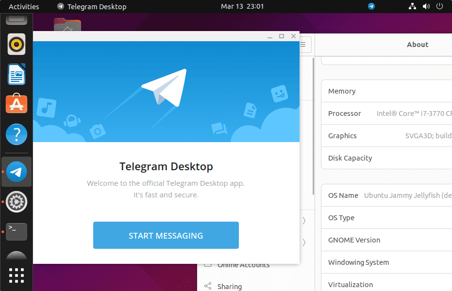 Install Telegram on Ubuntu 22.04 20.04