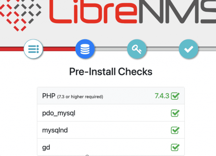 LibreNMS Pre Check installation