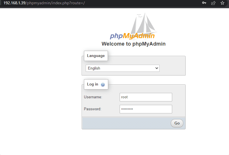 Login to phpMyAdmin on Ubuntu 22.04 server