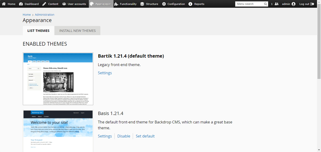 install Backdrop CMS on Ubuntu 20.04 Focal