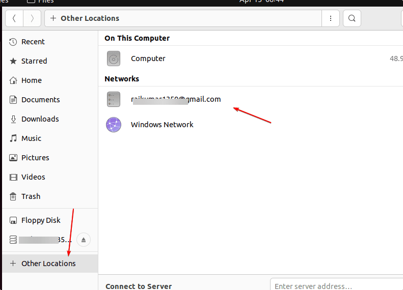 Access Google Drive on Ubuntu 22.04