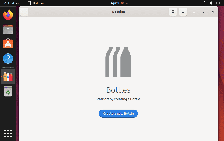 Create Wine BOttles on Ubuntu