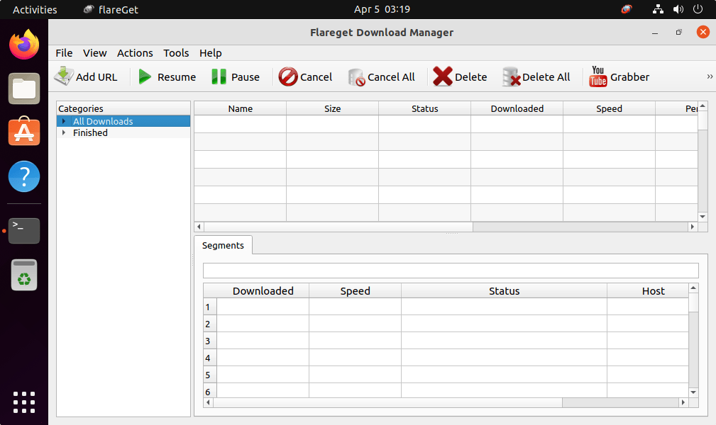 Install FlareGet on Ubuntu 22.04 LTS