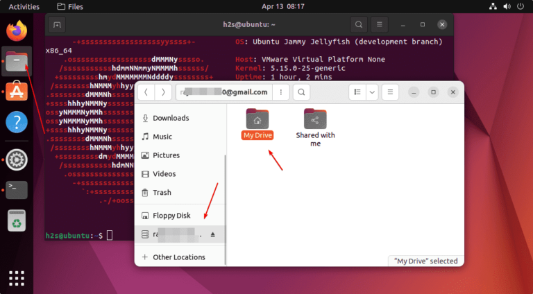 Install Google Drive Ubuntu 22.04 LTS