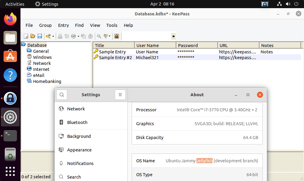 Install KeePass on Ubuntu 22.04 LTS
