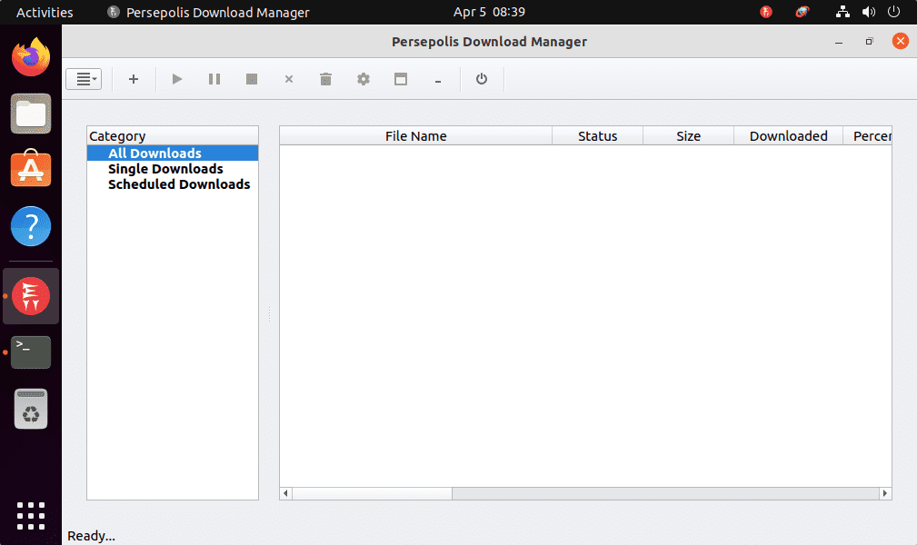 Install Persepolis on Ubuntu 22.04 LTS