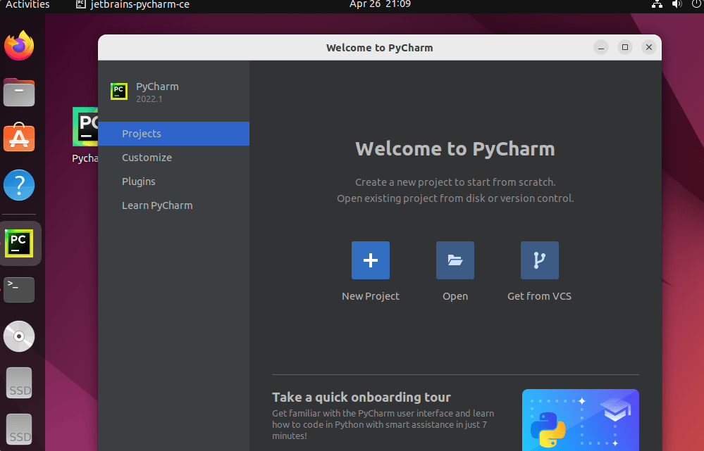 Install PyCharm on Ubuntu 22.04 Jammy LTS