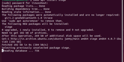 Install Siege Benchmarking Tool ubuntu 22.04