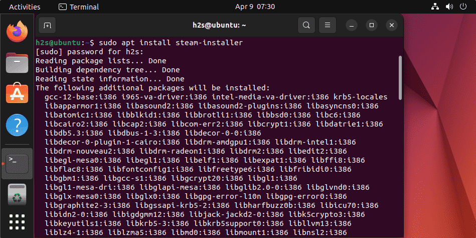 Install Steam on Ubuntu 22.04 Linux