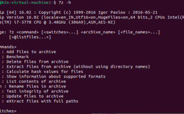 7zip install on Ubuntu 22.04 Jammy