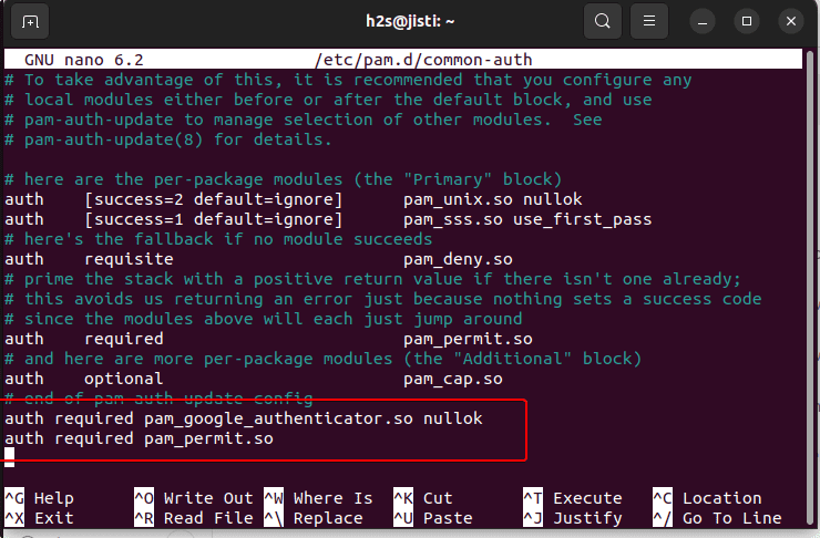 Enable 2FA on Ubuntu 22.04 for sudo