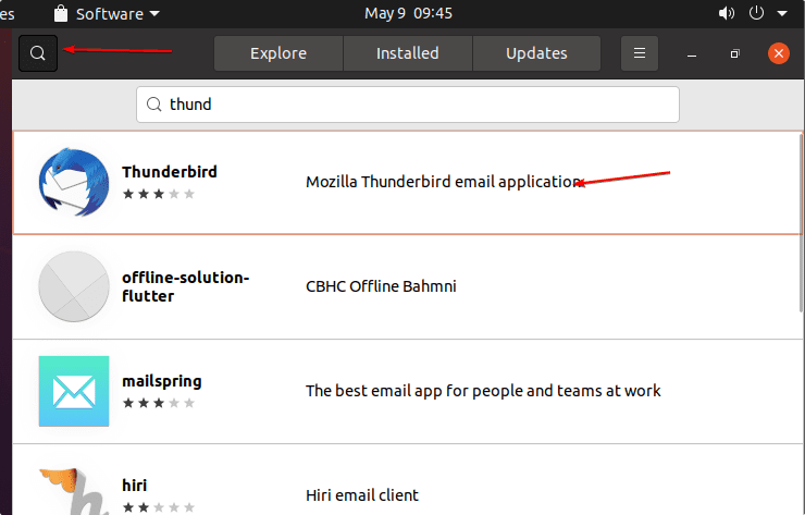 Install Mozillia Thunderbird email client on Ubuntu 22.04