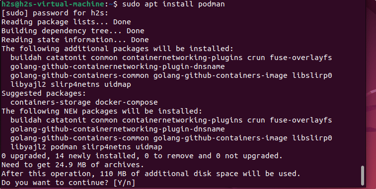 Install Podman on Ubuntu 22.04
