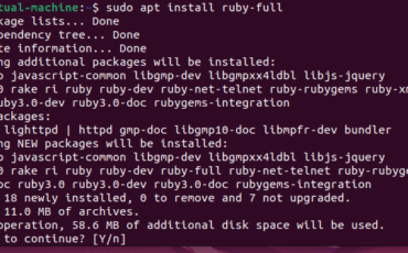 Install Ruby on Ubuntu 22.04