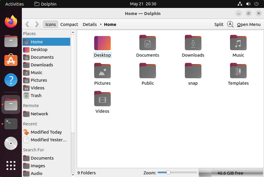 Install Run Dolphin File Manager ubuntu 22.04