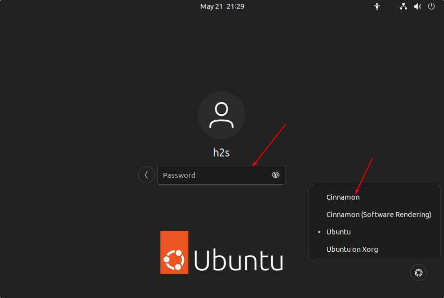 Switch from Ubuntu 22.04 Gnome to Cinnamon