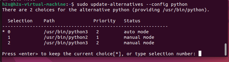 Switch to Python version 2